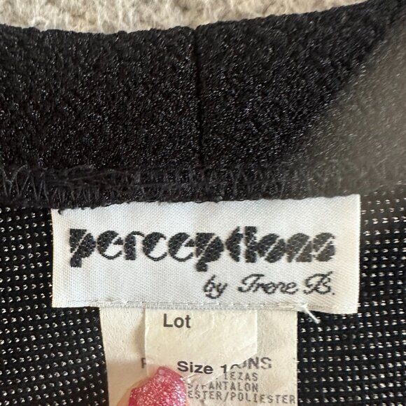 Vintage Metallic Silver Blazer Jacket Built in Top Evening Party 90s - Picture 15 of 16